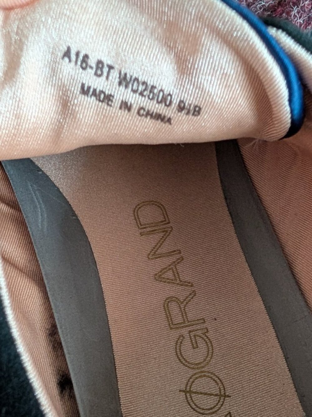 Cole Haan ZeroGrand Sneakers | Size 9.5B | Blue & Black - Picture 3 of 4
